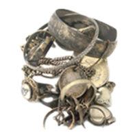 Conjunto de joyas de plata