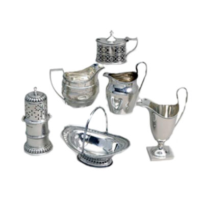 vasijas-plata Conjunto de vasijas de plata